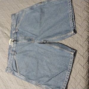 Blue Denim Shorts